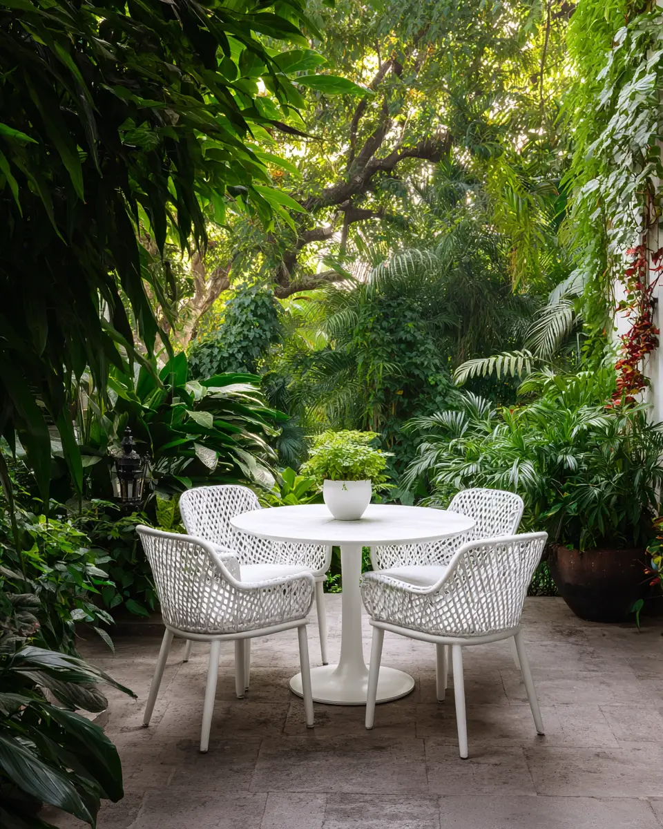 White Patio Decor Ideas
