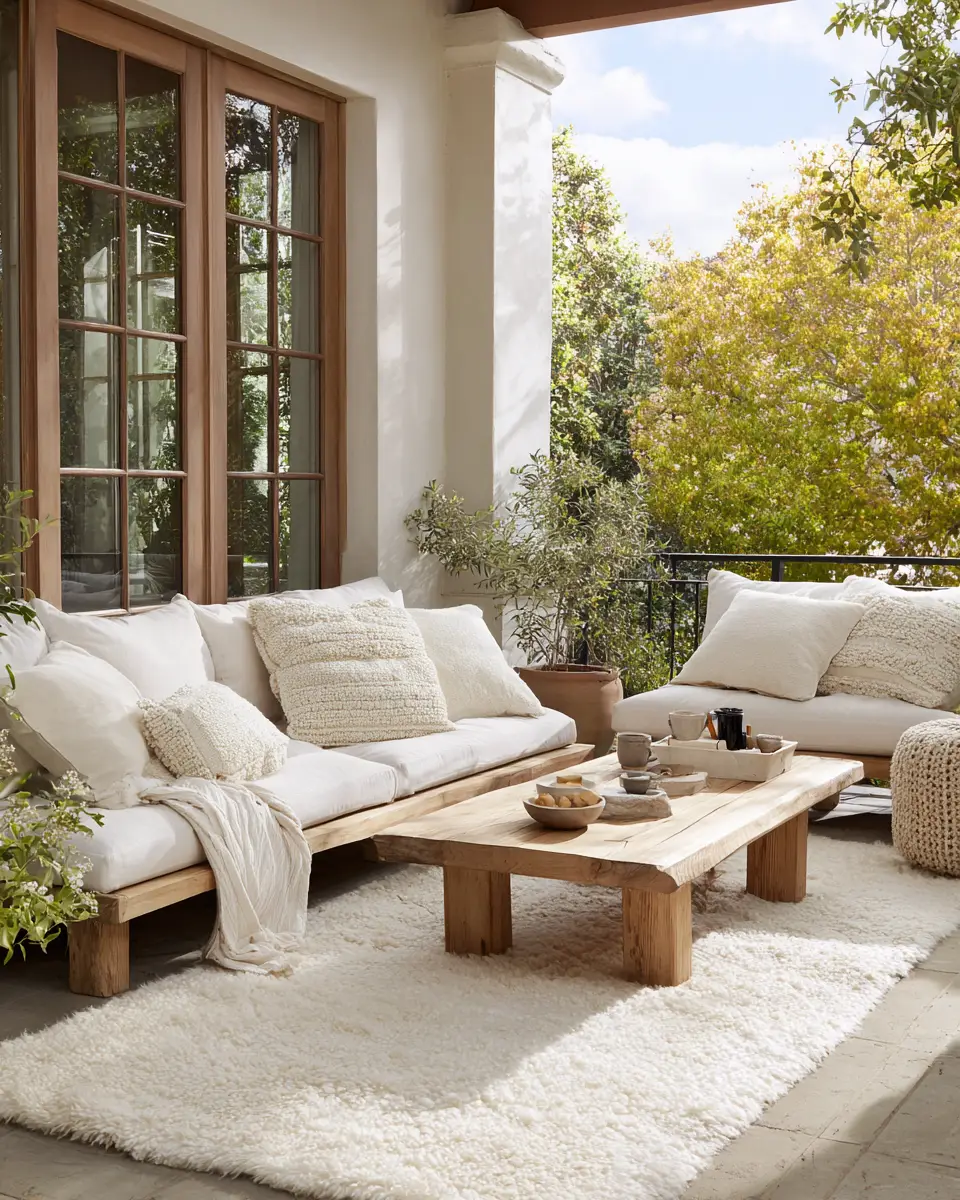 White Patio Decor Ideas