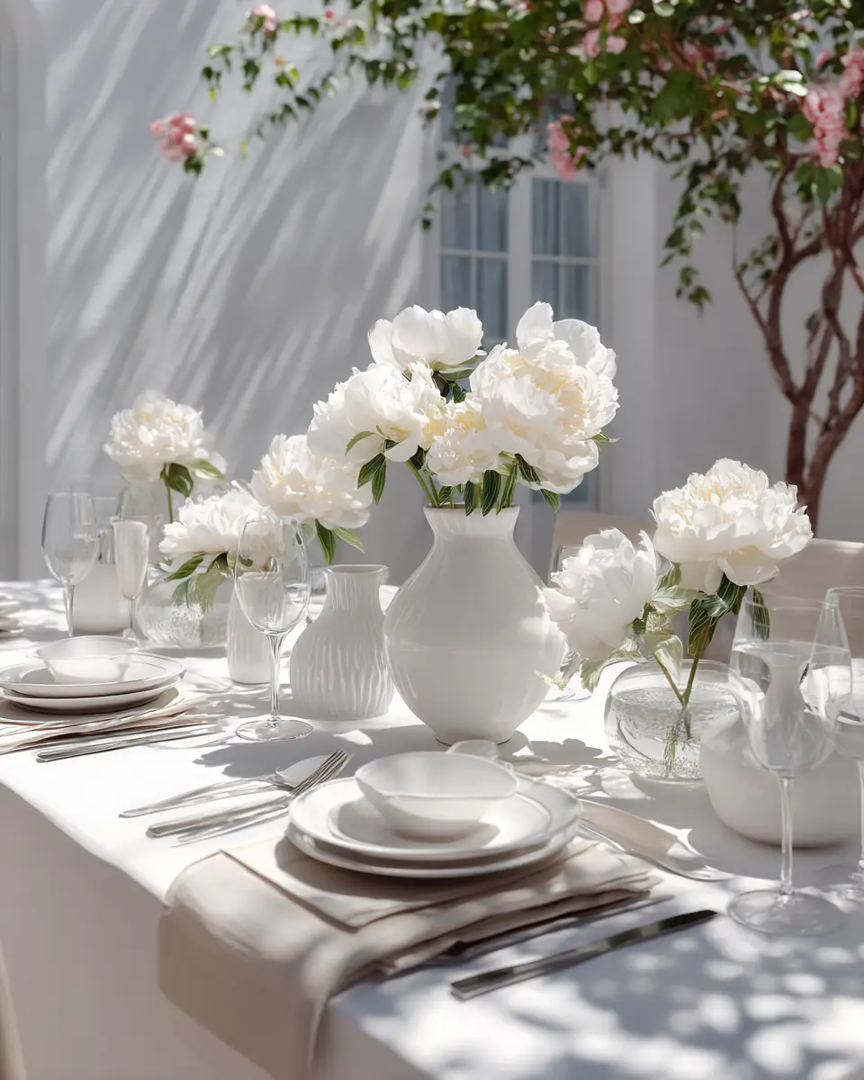White Patio Decor Ideas