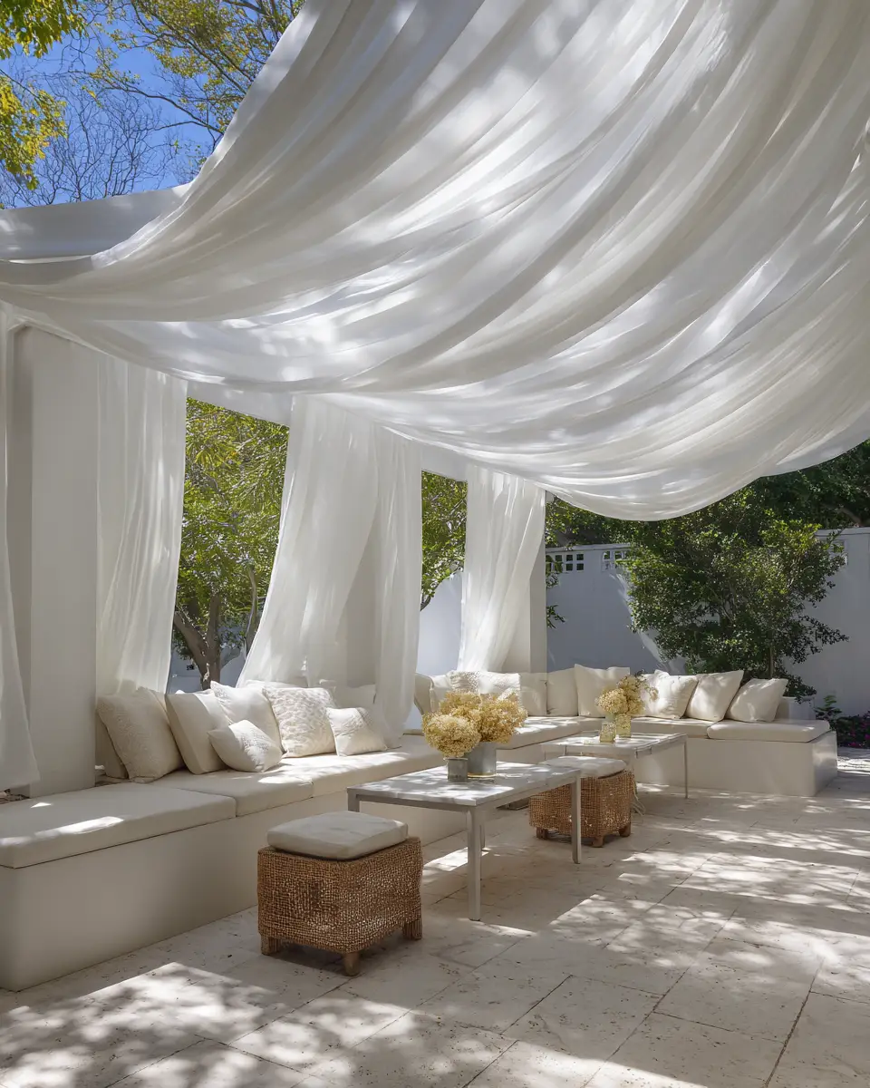 White Patio Decor Ideas
