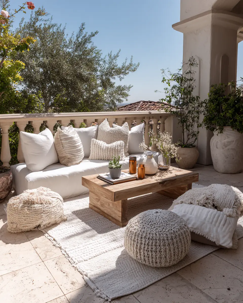 White Patio Decor Ideas