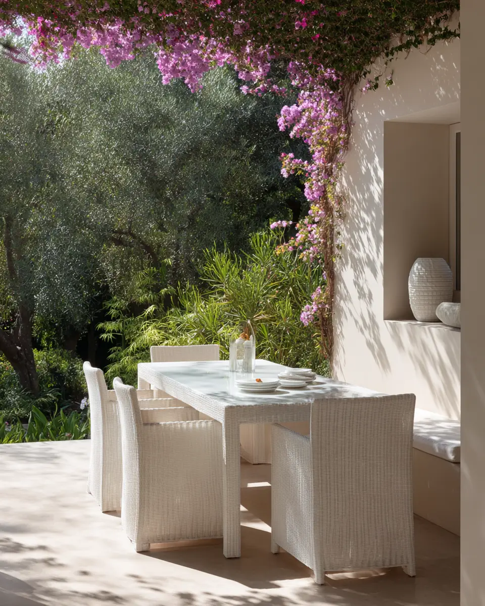 White Patio Decor Ideas