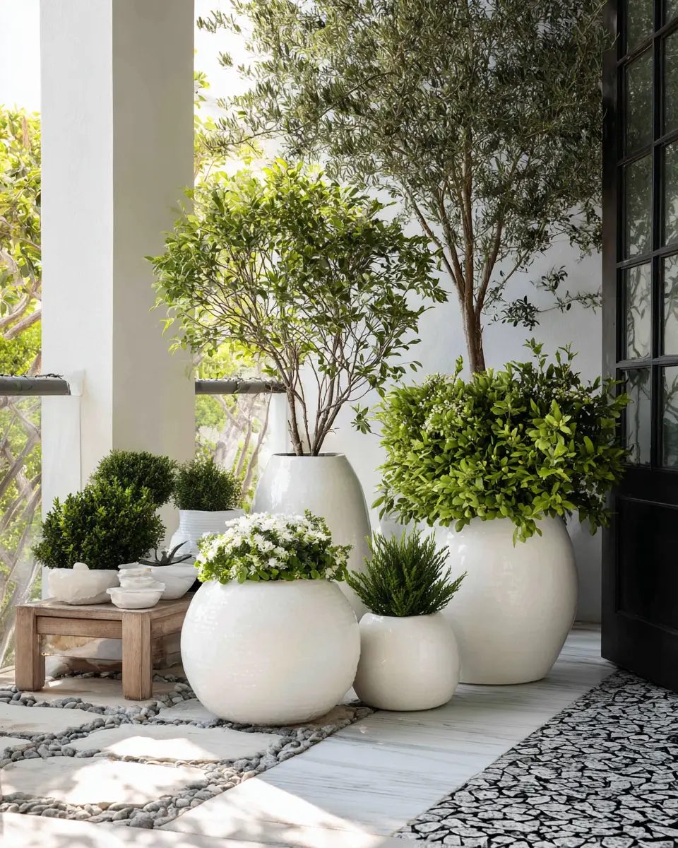 White Patio Decor Ideas