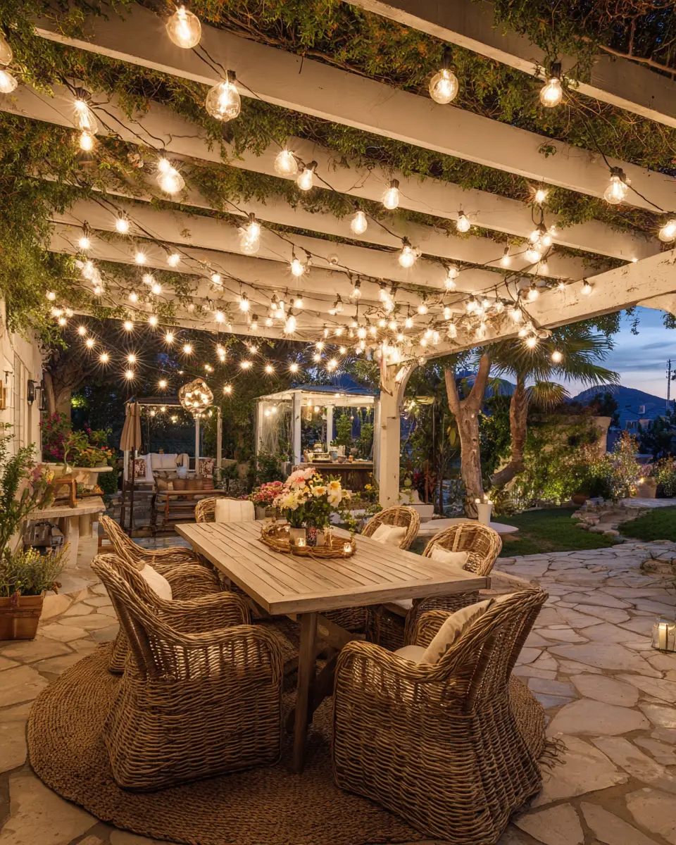 White Patio Decor Ideas