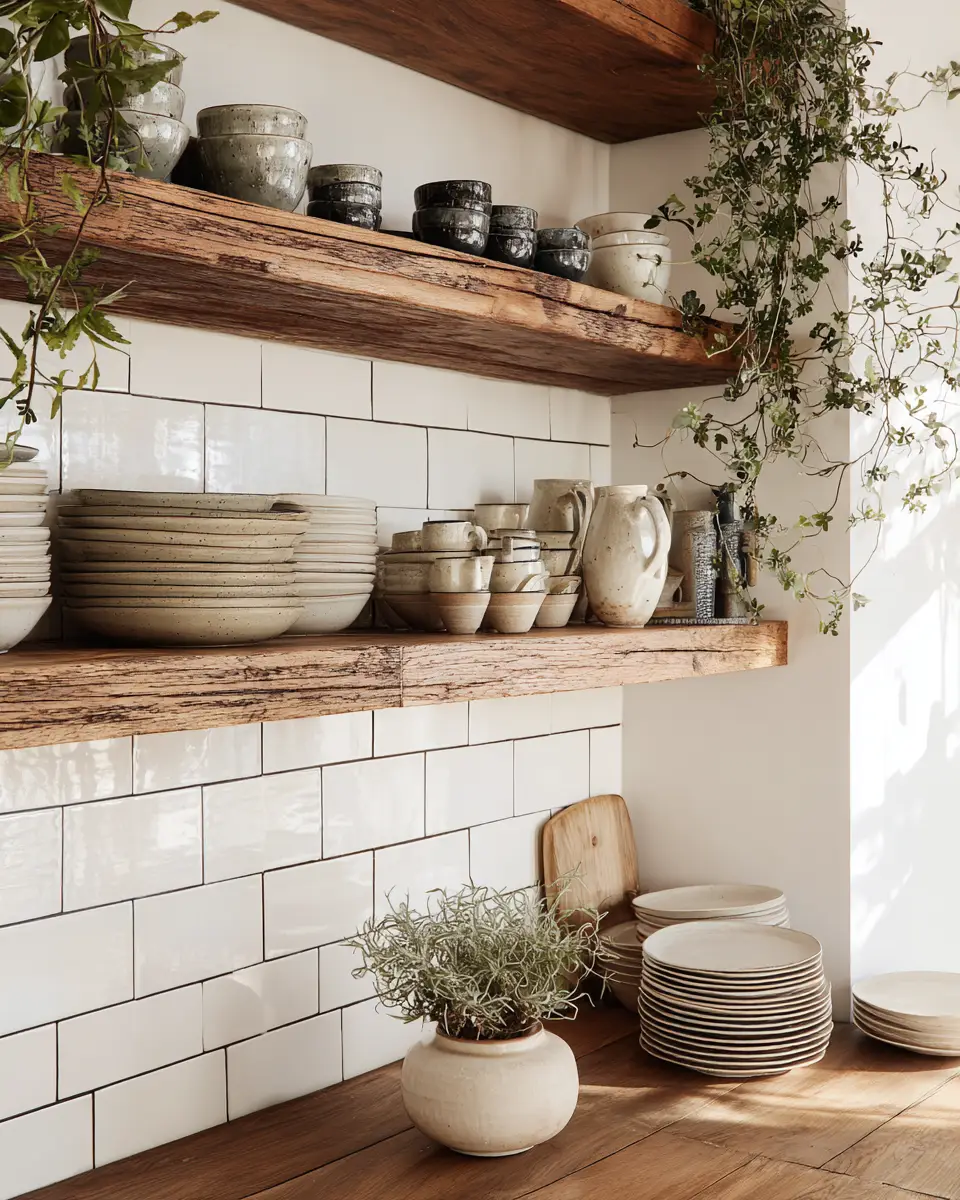 White Rustic Dining Room Decor Ideas
