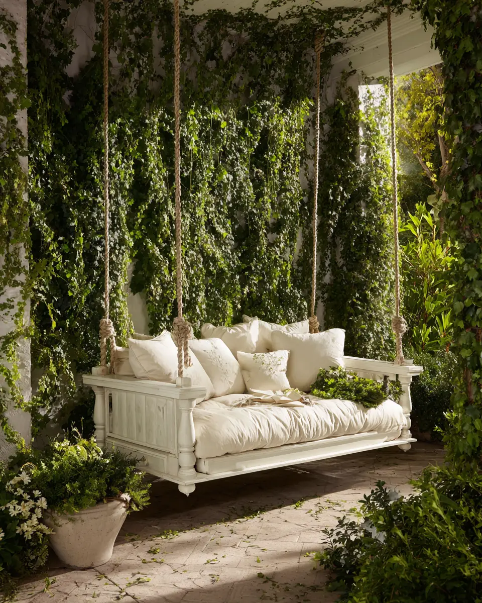 White Traditional Porch Decor Ideas