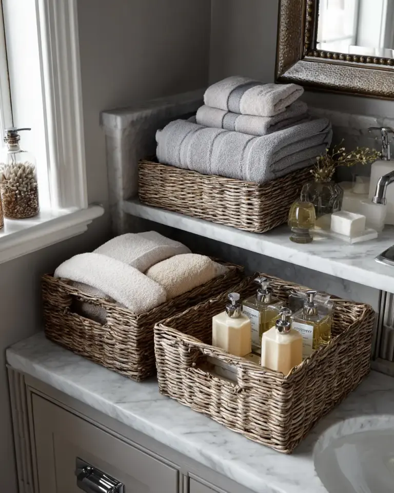 Winter Bathroom Decor Ideas - Featured