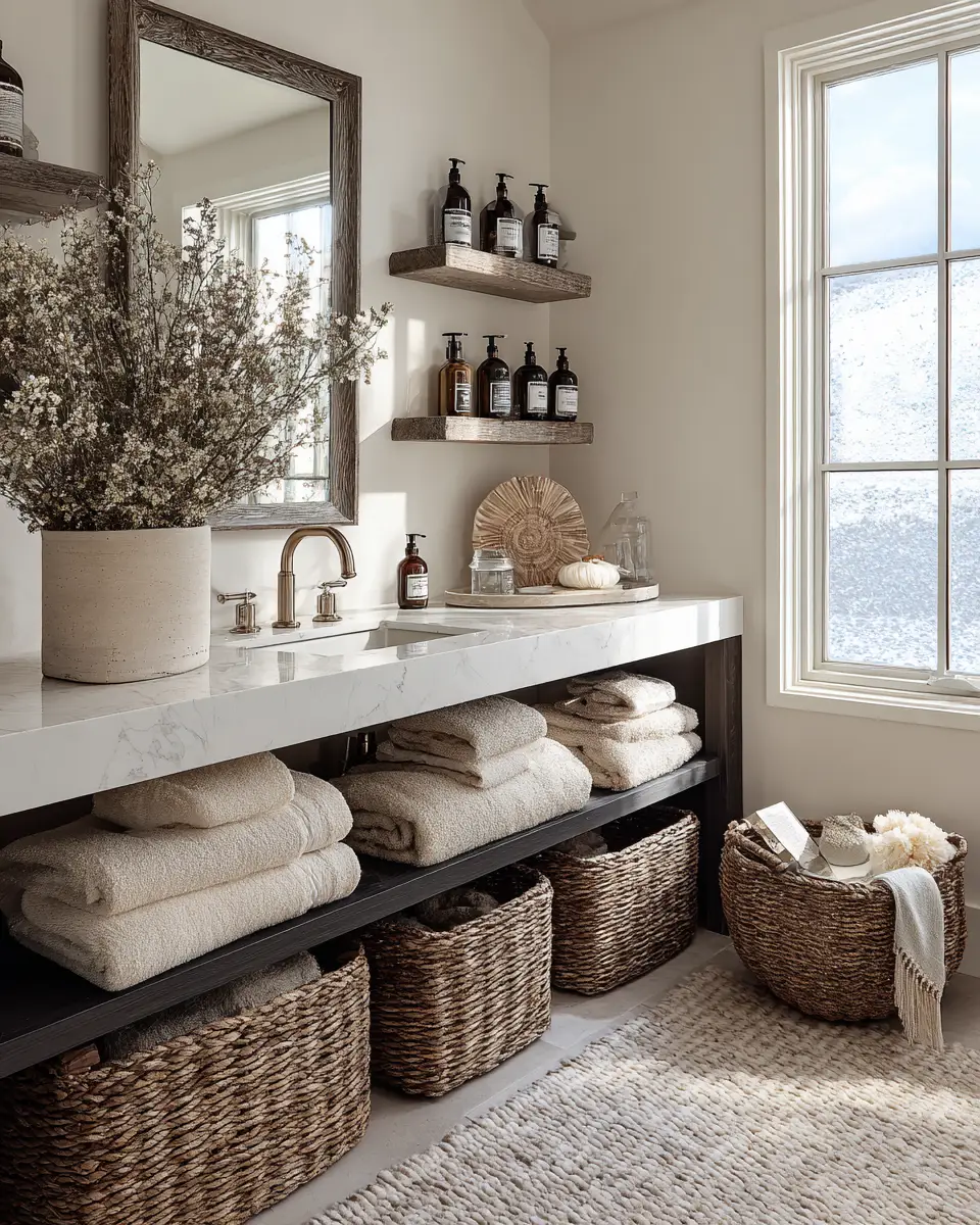 Winter Bathroom Decor Ideas