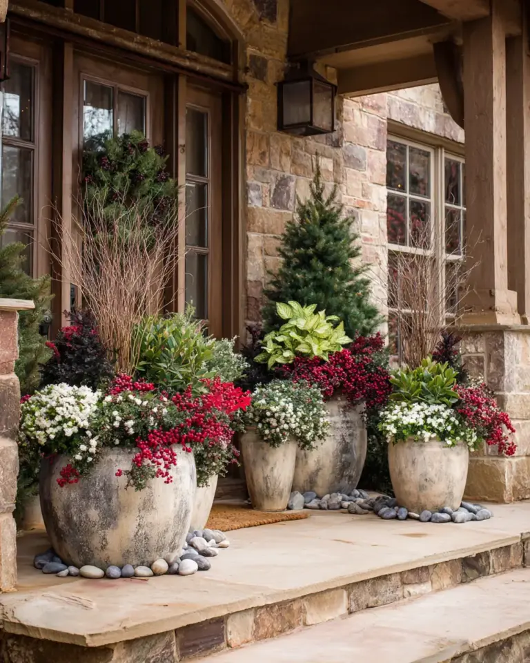 Winter Porch Decor Ideas - Featured